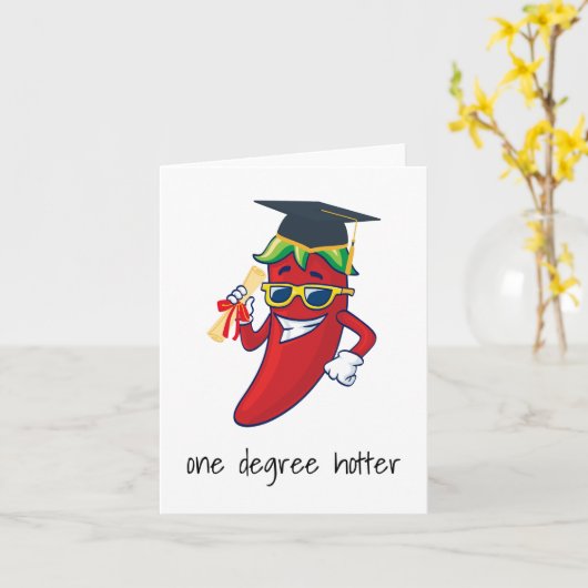 One Degree Hotter Afstuderen Kaart (Gele Bloem)