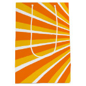 One Degree Hotter Retro Graduation Party Medium Cadeauzakje (Achterkant)