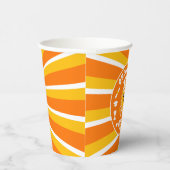 One Degree Hotter Retro Graduation Party Papieren Bekers (Rechts)