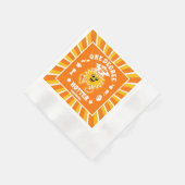 One Degree Hotter Retro Graduation Party Servet (Hoek)