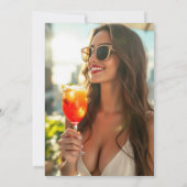 One Degree Hotter Spicy Afstuderen Foto Bedankkaart (Achterkant)