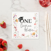 One Degree Hotter Wildflower Garden Afstuderen Servet (Insitu)