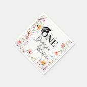 One Degree Hotter Wildflower Garden Afstuderen Servet (Hoek)