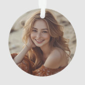 One Degree Hotter - Zwart Goud Afstuderen 1 Foto Ornament (achterkant)