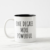 One Degree More Powerful Tweekleurige Koffiemok (Links)