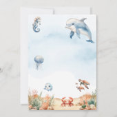 ONE-der het 1e verjaardagsfeest van het Kind van d Kaart (Achterkant)