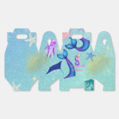 One-der het Zee Eerste Verjaardag Bedankdoosjes (Ongevouwen)