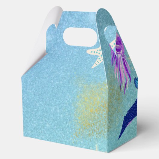 One-der het Zee Eerste Verjaardag Bedankdoosjes (Achterkant)