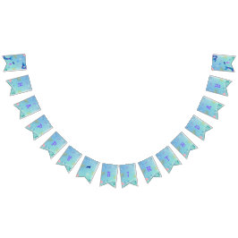 One-der het Zee Eerste Verjaardag Bunting Banner