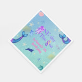 One-der het Zee eerste verjaardagsfeest servetten (Hoek)