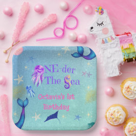 One-der theSea 1st Birthday Party Bord