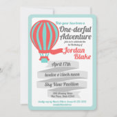One-derful Adventure Hete Luchtballon Kaart (Voorkant)