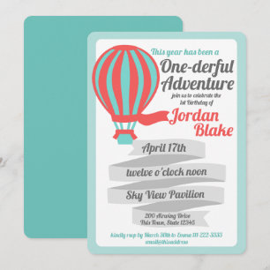 One-derful Adventure Hete Luchtballon Kaart