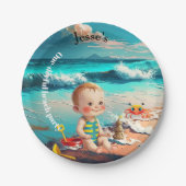 One-derful, first birthday papieren bordje (Voorkant)