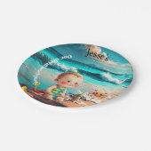 One-derful, first birthday papieren bordje (Gekanteld)