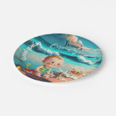 One-derful, first birthday papieren bordje (Gekanteld)