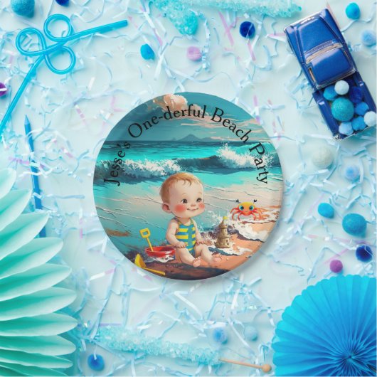 One-derful, first birthday papieren bordje (Feest)