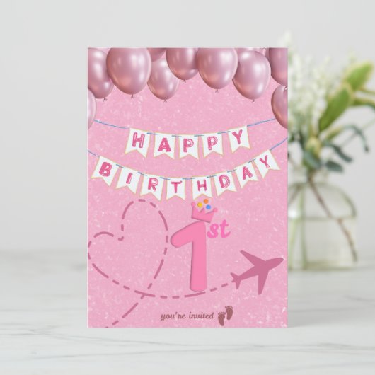 One-derful Moments: Een magische 1e verjaardag Bas Kaart (Staand voorkant)