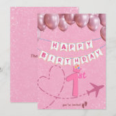 One-derful Moments: Een magische 1e verjaardag Bas Kaart (Voorkant / Achterkant)