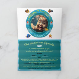 One-derful Party Custom Gevouwen Horizontale Uitno