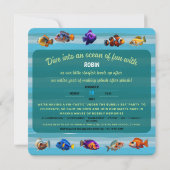 One-derful Party Rounded Edge Flat Invitation (Achterkant)