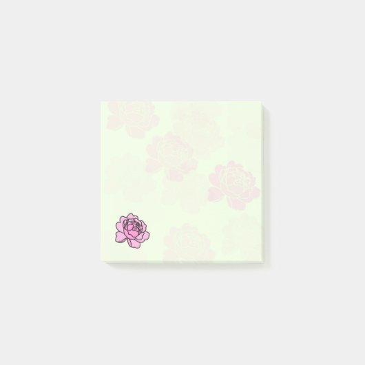 One Detail Peony Post it Notes (Voorkant)