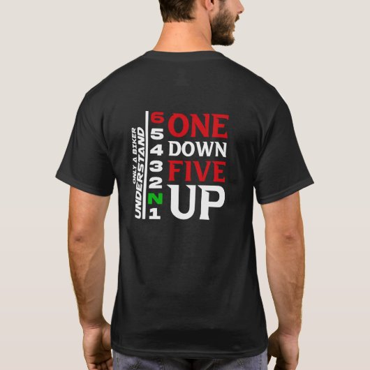 ONE DOWN FIVE UP T-SHIRT (Achterkant)