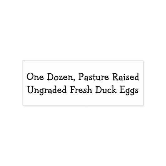 One Dozen Eggs Stamp Rubberstempel (Gestempeld)