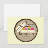 One Dozen French Macarons Recipe Briefkaart (Voorkant / Achterkant)
