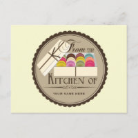One Dozen French Macarons Recipe Briefkaart