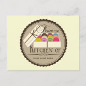 One Dozen French Macarons Recipe Briefkaart (Voorkant)