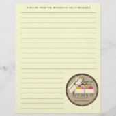 One Dozen French Macarons Recippaper (Voorkant)