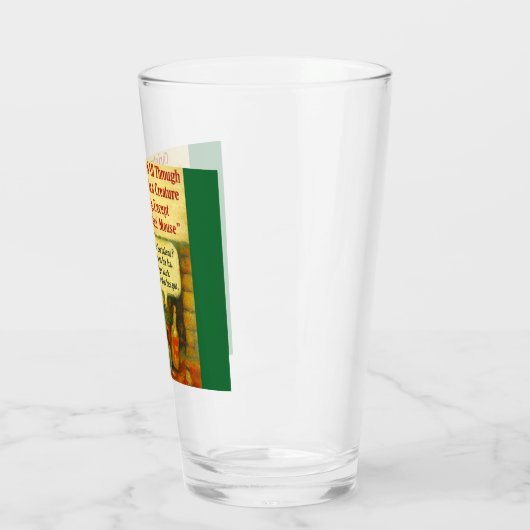 One Drunken' Mouse – Christmas Card Chaos Glas (Links)