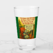 One Drunken' Mouse – Christmas Card Chaos Glas (Voorkant)