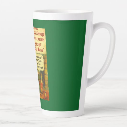 One Drunken' Mouse – Christmas Card Chaos Latte Mok (Rechts)