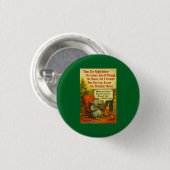 One Drunken Mouse – Kerstkaart Chaos Ronde Button 3,2 Cm (Voorkant /achterkant)