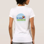 One Earth Conservation T-shirt voor dames (Achterkant)