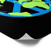 One Earth Mensen houden van Milieu Planeet Aarde D Poster (Hoek)