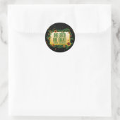 One Earth One Chance Ronde Sticker (Tas)