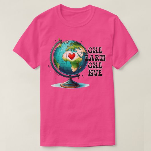 One Earth One Love T-shirt (Design voorkant)