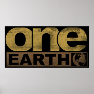 One Earth Poster