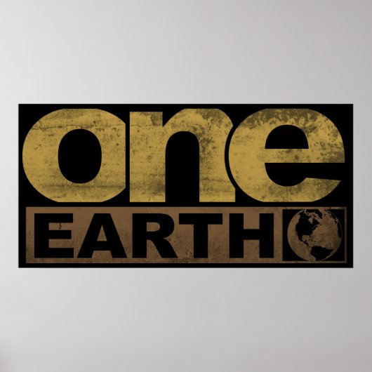 One Earth Poster (Voorkant)