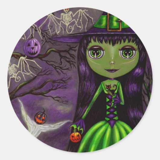 One Eerie Halloween Night Sticker (Voorkant)