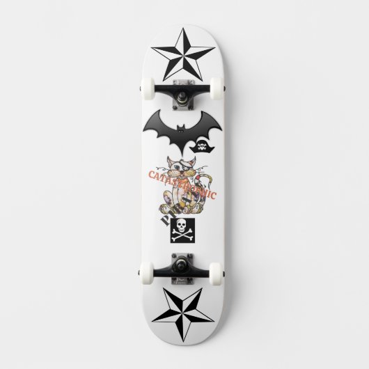One Eye Catastrophic Pirate CAT Persoonlijk Skateboard (Voorkant)