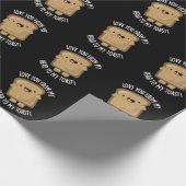 One Eye Jack Funny Car Jack Pun Dark BG Cadeaupapier (Hoek)