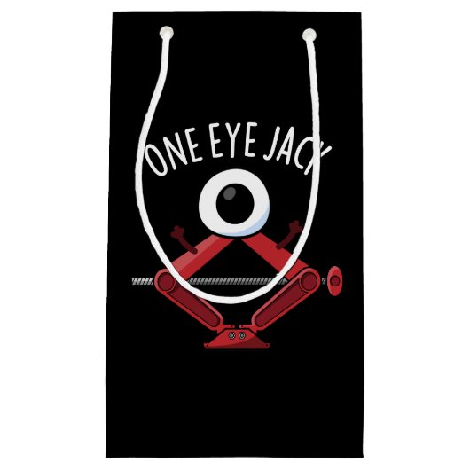 One Eye Jack Funny Car Jack Pun Dark BG Klein Cadeauzakje (Voorkant)