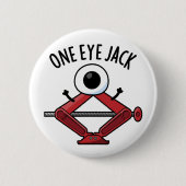 One Eye Jack Funny Car Jack Pun Ronde Button 5,7 Cm (Voorkant)