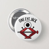 One Eye Jack Funny Car Jack Pun Ronde Button 5,7 Cm (Voorkant /achterkant)