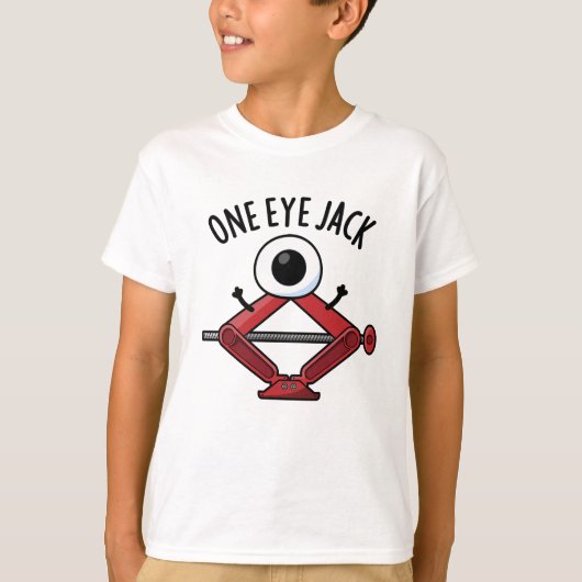 One Eye Jack Funny Car Jack Pun T-shirt (Voorkant)