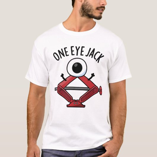 One Eye Jack Funny Car Jack Pun T-shirt (Voorkant)